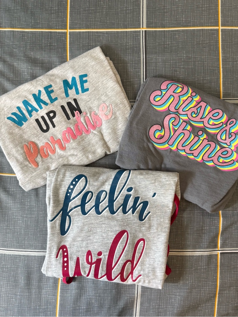 🌺Secret Treasures 3-Tanks - Rise&Shine,Wake Me Up in Paradise,Feeling Wild XL